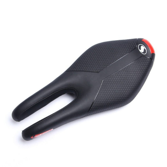Frendorf | STARBK Mountainbike Sattel Sitzpolster Straßenrad Fahrrad Sitz (Schwarz Rot)