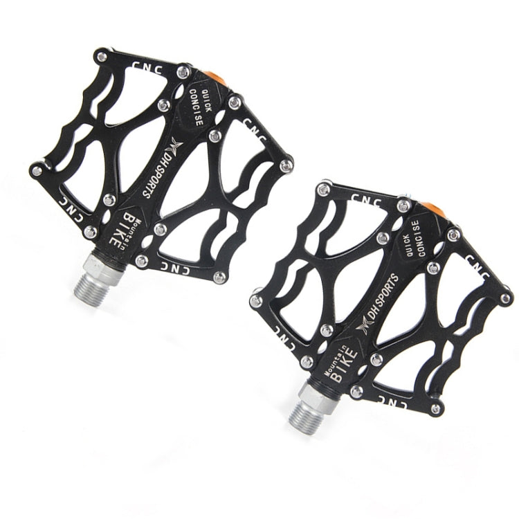 Frendorf | Fahrradpedal Mountainbike Aluminiumlegierung Palin Pedal rutschfestes Lagerpedal (901 Schwarz)