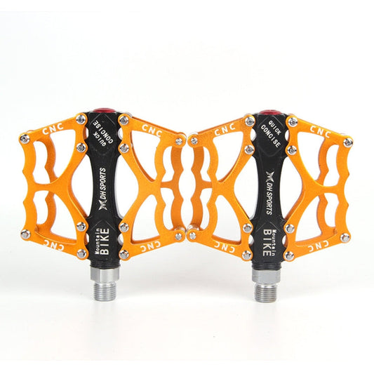 Frendorf | Fahrradpedal Mountainbike Aluminiumlegierung Palin Pedal rutschfestes Lagerpedal (901 Gelb)