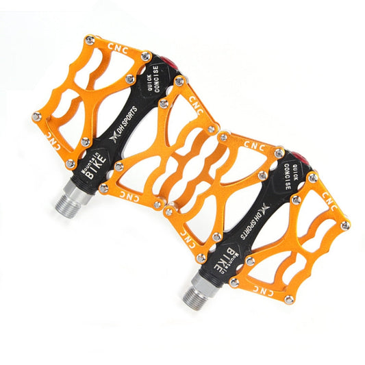 Frendorf | Fahrradpedal Mountainbike Aluminiumlegierung Palin Pedal rutschfestes Lagerpedal (901 Gelb)