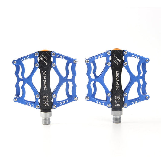 Frendorf | Fahrradpedal Mountainbike Aluminiumlegierung Palin-Pedal rutschfestes Lagerpedal (901 Blau)