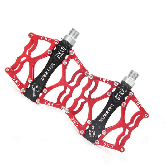 Frendorf | Fahrradpedal Mountainbike Aluminiumlegierung Palin Pedal rutschfestes Lagerpedal (901 Rot)