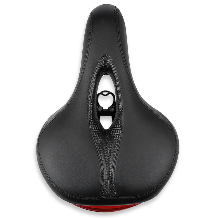 Frendorf | Fahrradsattel mit Lampe Fahrradsattel Mountainbike-Sattel (Schwarz)