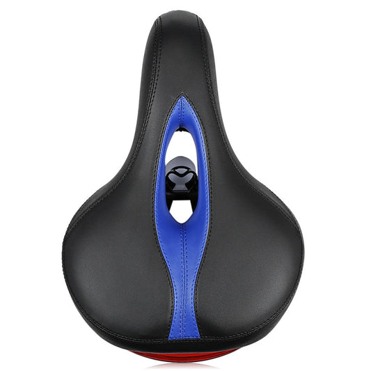 Frendorf | Fahrradsattel mit Lampe Fahrradsattel Mountainbike Sattel (Blau)