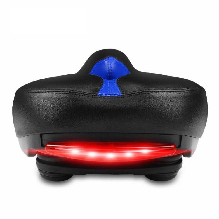 Frendorf | Fahrradsattel mit Lampe Fahrradsattel Mountainbike Sattel (Blau)