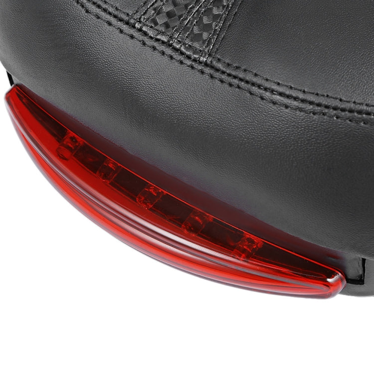 Frendorf | Fahrradsattel mit Lampe Fahrradsattel Mountainbike-Sattel (Schwarz)