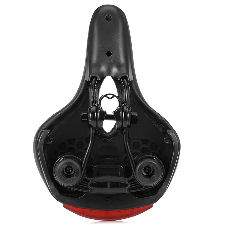 Frendorf | Fahrradsattel mit Lampe Fahrradsattel Mountainbike-Sattel (Schwarz)