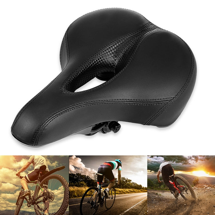 Frendorf | Fahrradsattel mit Lampe Fahrradsattel Mountainbike Sattel (Rot)