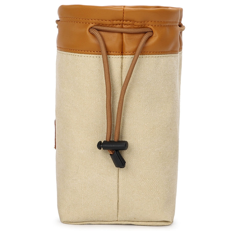 Frendorf | S.C.COTTON Liner Bag Wasserfest Digitale Schutz Tragbare SLR Objektiv Tasche Mikro Einzelkamera Tasche Fototasche, Farbe: Beige M