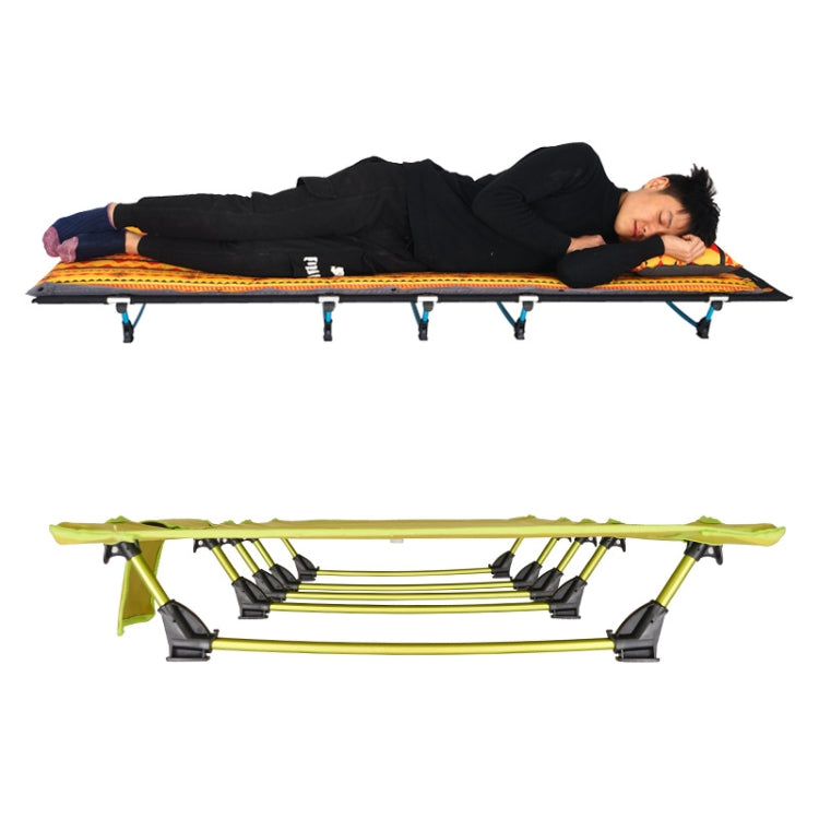 Frendorf | CLS Outdoor Leichtgewicht Faltbett Camping Einfaches Freizeitbett (Grün)