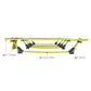 Frendorf | CLS Outdoor Leichtgewicht Faltbett Camping Einfaches Freizeitbett (Grau)