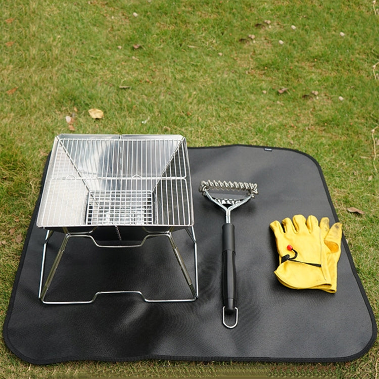 Frendorf | CLS Outdoor Camping Silikon feuerfeste Decke Picknick Grill Wärmedämmung Pad, Größe: XL: 800x750mm