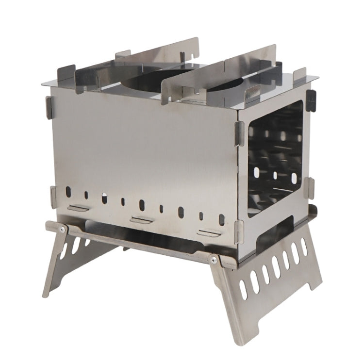 Frendorf | Outdoor Klappkarteofen Grill Rack Camping Winddicht Brennende Feuerstation