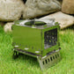 Frendorf | Outdoor Klappkarteofen Grill Rack Camping Winddicht Brennende Feuerstation