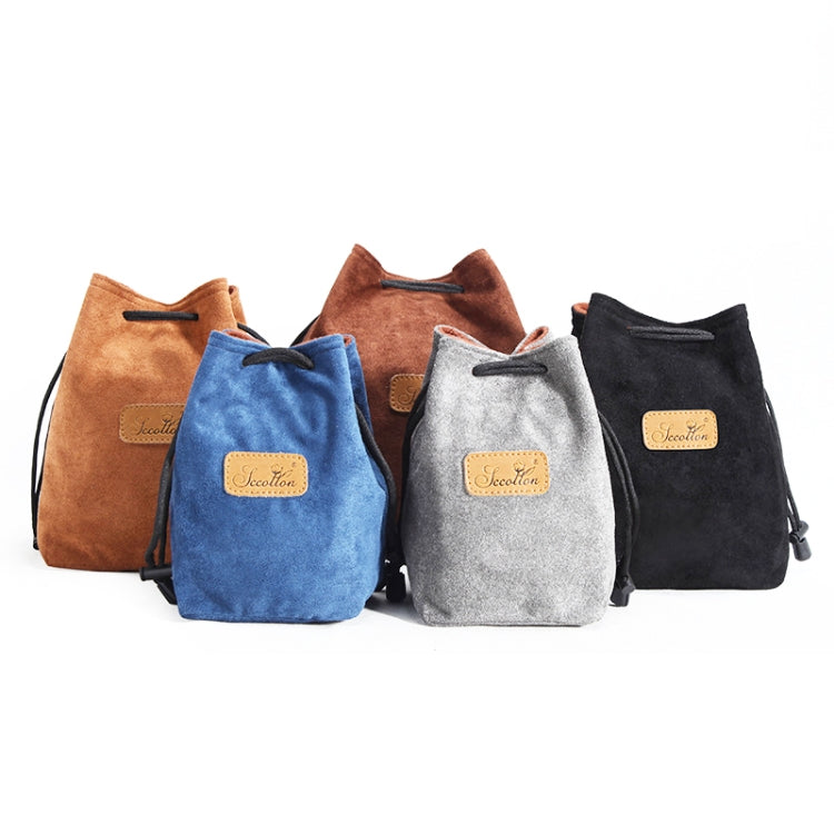 Frendorf | S.C.COTTON Liner Stoßsicher Digitale Schutztragetasche für SLR Objektiv Micro Einzelkamera Tasche Quadratisch Grau L