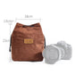 Frendorf | S.C.COTTON Liner Schockproof Digitale Schutz Tragbare SLR Objektiv Tasche Mikro Einzelkamera Tasche Quadrat Braun L