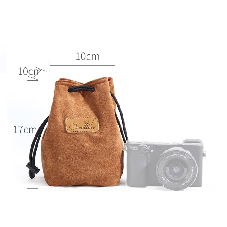 Frendorf | S.C.COTTON Liner Shockproof Digitale Schutz Tragbare SLR Objektiv Tasche Micro Einzelne Kamera Tasche Quadrat Khaki S