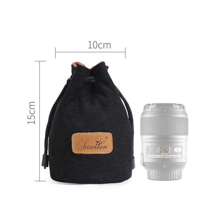 Frendorf | S.C.COTTON Liner Shockproof Digitale Schutz Tragbare SLR Objektiv Tasche Mikro Einzelne Kamera Tasche Rund Schwarz S
