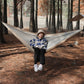 Frendorf | Outdoor Doppel-Inflatable Hängematte Anti-Kipp Camping Schwinge, Größe: 270x140cm (Khaki)