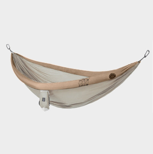 Frendorf | Outdoor Doppel-Inflatable Hängematte Anti-Kipp Camping Schwinge, Größe: 270x140cm (Khaki)