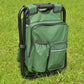 Frendorf | Multifunktionale Klappstuhl Tragbarer Kühlpackstuhl Leichtgewicht Outdoor-Stuhl (Grün)