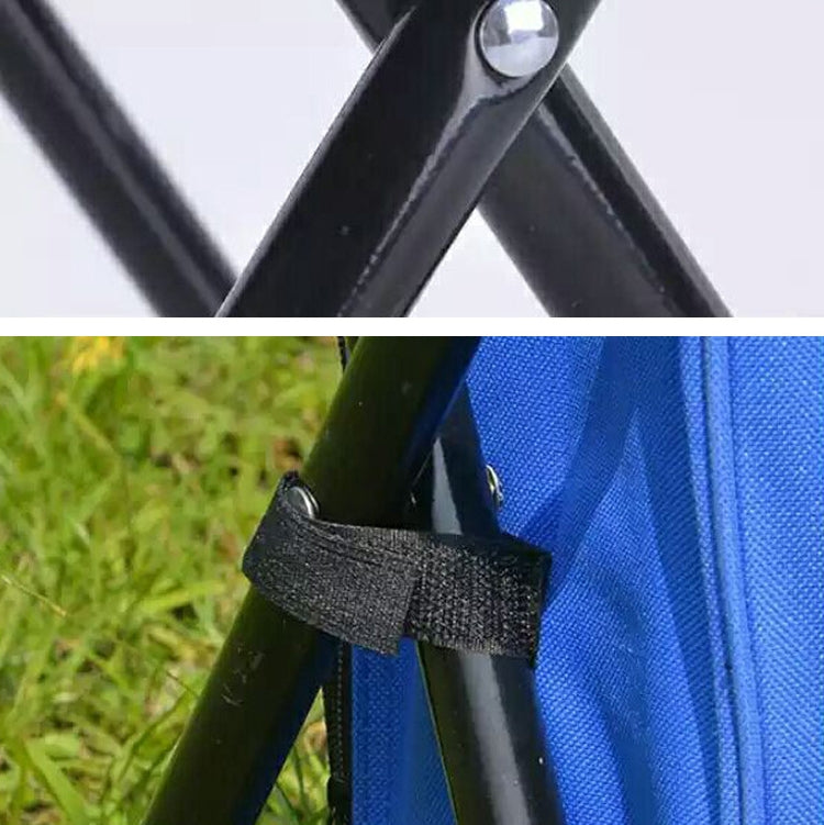 Frendorf | Multifunktionaler Klapphocker Tragbarer Kühlpackhocker Leichter Outdoor-Hocker (Blau)