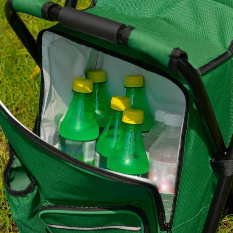 Frendorf | Multifunktionaler Klapphocker Tragbarer Kühlpackhocker Leichter Outdoor-Hocker (Blau)