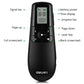 Frendorf | Deli 2.4GHz Laser Teaching Page Flip Pen Remote Play Pen mit fliegender Maus, Modell: 2804 (Schwarz) Grünes Licht
