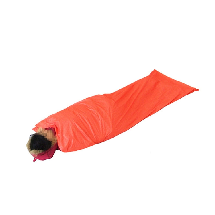 Frendorf | Outdoor Wandern Camping Wärme-reflektierende thermische Isolierung Schlafsack Notfalldecke Einzelumschlag 200 x 72cm (Silbergrau)