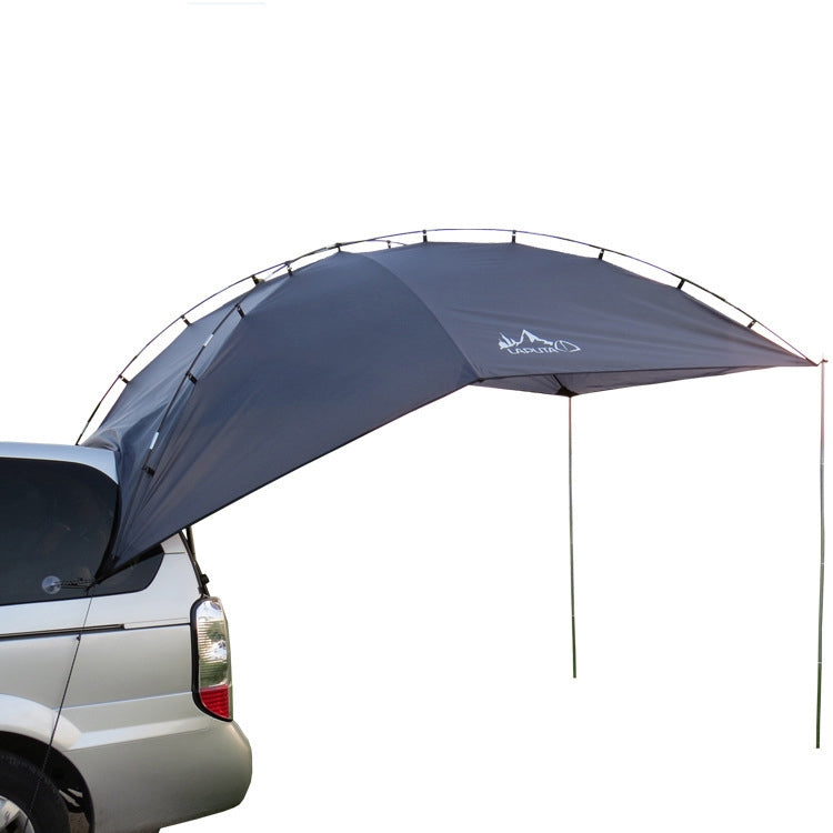Frendorf | LADUTA Outdoor Selbstfahrende Tour Grill Camping Auto Seitenzelt Auto Heck Erweiterungszelt Zubehör (Grau Blau)