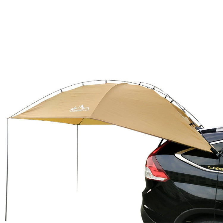 Frendorf | LADUTA Outdoor Selbstfahrer-Tour Grill Camping Auto Seitenzelt Auto Heckverlängerungszelt Zubehör (Lackiert Silber)