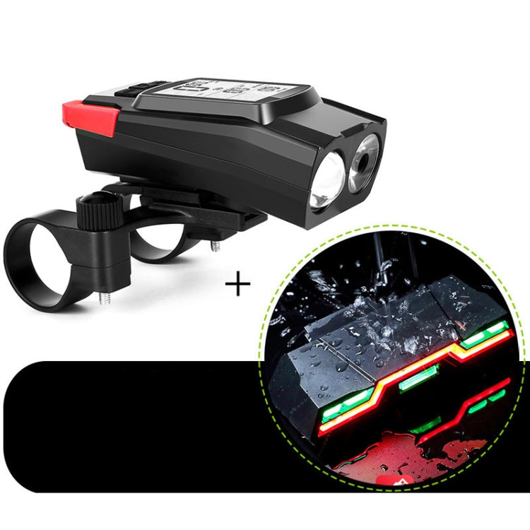 Frendorf | 3 In 1 Wireless Fahrradcodedaten Lampe Starke Licht Vorderlicht, Farbe: Rot Upgrade Schwimmend + Rücklicht