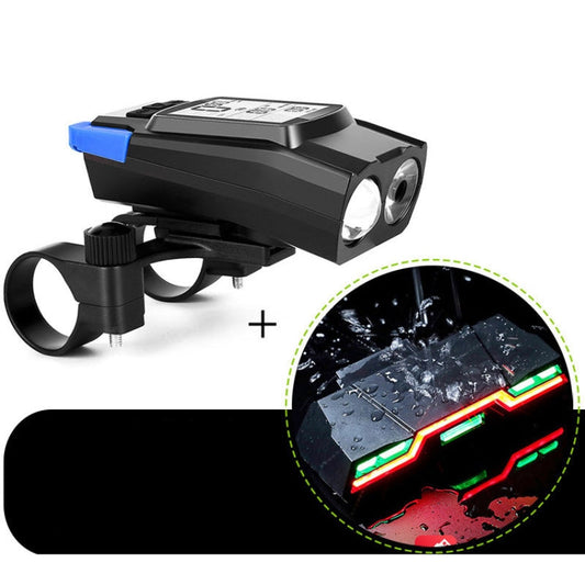 Frendorf | 3 In 1 Wireless Fahrrad Code Meter Lampe Stark Licht Frontlicht, Farbe: Blau Upgrade Floating + Rücklicht