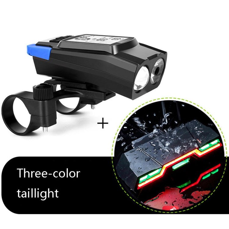 Frendorf | 3 In 1 Wireless Fahrrad Code Meter Lampe Stark Licht Frontlicht, Farbe: Blau Upgrade Floating + Rücklicht