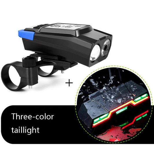 Frendorf | 3 In 1 Wireless Fahrrad Code Meter Lampe Stark Licht Frontlicht, Farbe: Blau Upgrade Floating + Rücklicht