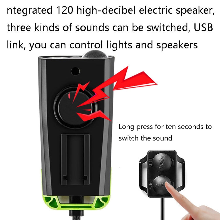 Frendorf | 3 In 1 Wireless Fahrrad Code Meter Lampe Starke Licht Frontlicht, Farbe: Schwarz Upgrade Schwimmend + Rücklicht