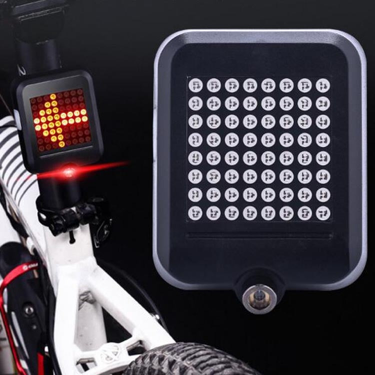 Frendorf | Intelligente Lenkbremse Rücklicht USB wiederaufladbares Fahrradlicht Radfahren Warnungs Sicherheitslicht