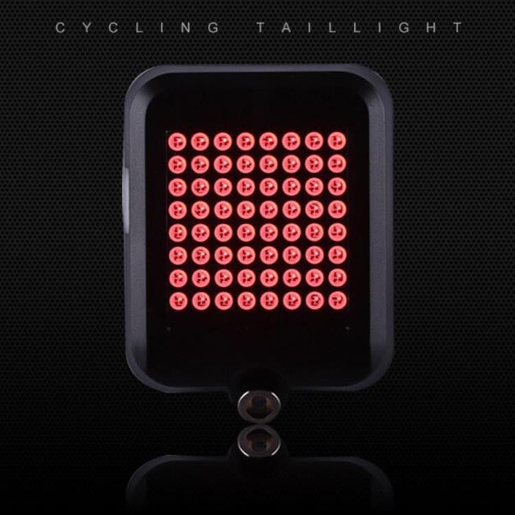 Frendorf | Intelligente Lenkbremse Rücklicht USB wiederaufladbares Fahrradlicht Radfahren Warnungs Sicherheitslicht