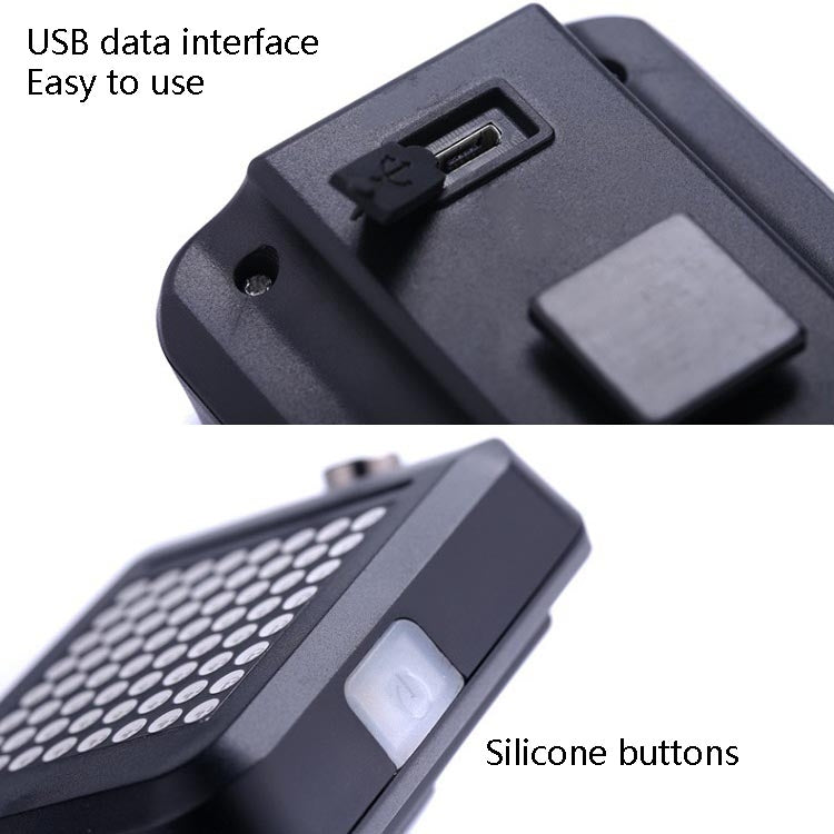 Frendorf | Intelligente Lenkbremse Rücklicht USB wiederaufladbares Fahrradlicht Radfahren Warnungs Sicherheitslicht