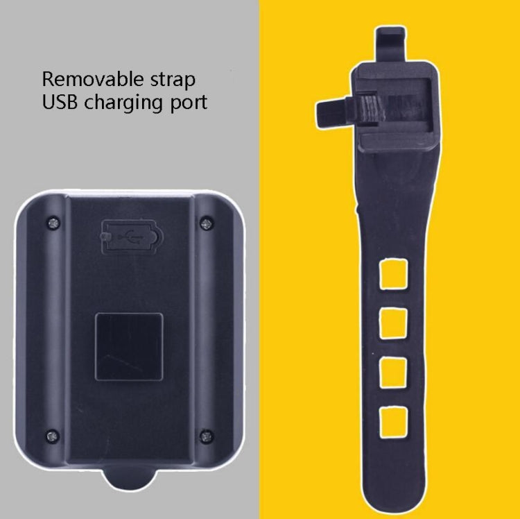 Frendorf | Intelligente Lenkbremse Rücklicht USB wiederaufladbares Fahrradlicht Radfahren Warnungs Sicherheitslicht