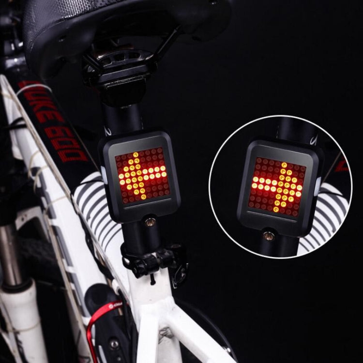 Frendorf | Intelligente Lenkbremse Rücklicht USB wiederaufladbares Fahrradlicht Radfahren Warnungs Sicherheitslicht