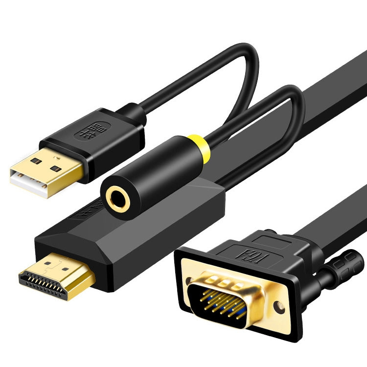 Frendorf | 10m JH HV10 1080P HDMI auf VGA Kabel Projektor TV Box Computer Notebook Industrielle Anzeige Adapter Kabel