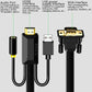 Frendorf | 10m JH HV10 1080P HDMI auf VGA Kabel Projektor TV Box Computer Notebook Industrielle Anzeige Adapter Kabel