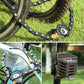 Frendorf | WEST BIKING Fahrrad Anti-Diebstahl Schlüssel Schloss Motorrad Ketten-Falt-Schloss