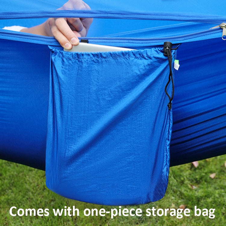Frendorf | Anti-Kipp Automatische Schnell-Öffnungs Mücken Schutz Hängematte Outdoor Camping Doppel Anti-Mücken Hängematte, Größe: 290x140cm(Blaue)