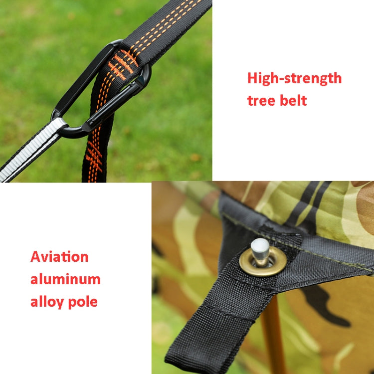 Frendorf | Anti-Kipp Automatische Schnell-Öffnungs Mücken Schutz Hängematte Outdoor Camping Doppel Anti-Mücken Hängematte, Größe: 290x140cm(Blaue)