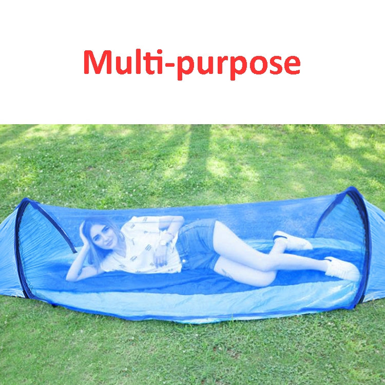 Frendorf | Anti-Kipp Automatische Schnell-Öffnungs Mücken Schutz Hängematte Outdoor Camping Doppel Anti-Mücken Hängematte, Größe: 290x140cm(Blaue)