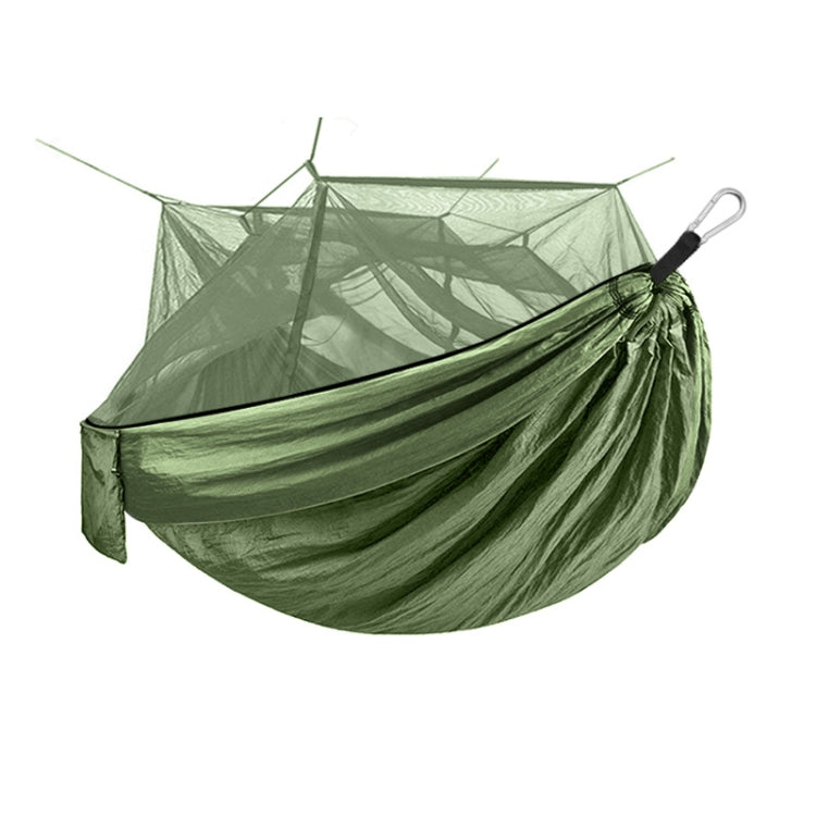 Frendorf | Verschlüsselung Mückennetz Hängematte Outdoor Camping Anti-Mückennetz Gaze Hängematte, Größe: 260x140cm (Armeegrün)
