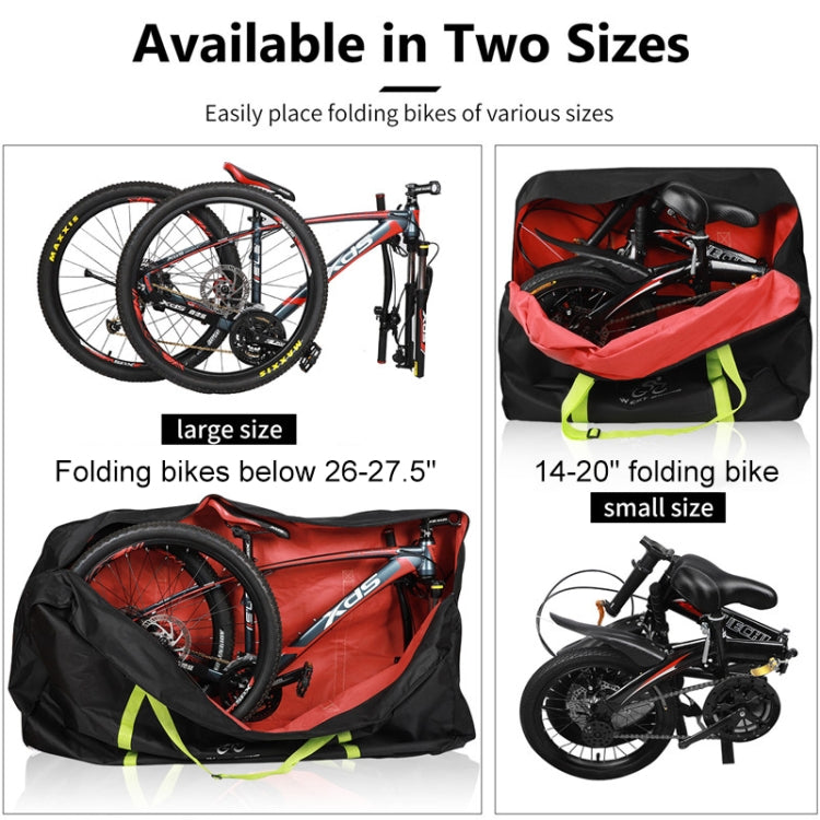 Frendorf | WEST BIKING Faltrad Tasche Fahrrad Aufbewahrungstasche Groß （Grün）