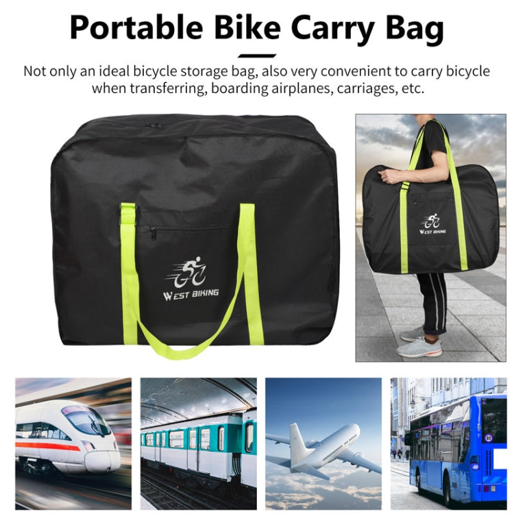 Frendorf | WEST BIKING Faltrad Tasche Fahrrad Aufbewahrungstasche Groß （Grün）